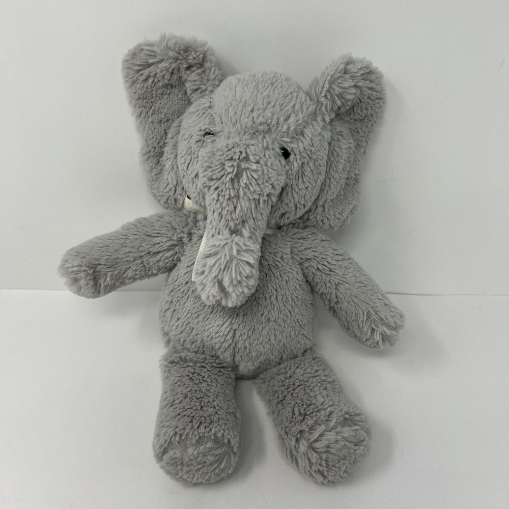 Pottery Barn Kids Gray Elephant‎ Plush 10" Soft Stuffed Animal Cuddle Toy Gift